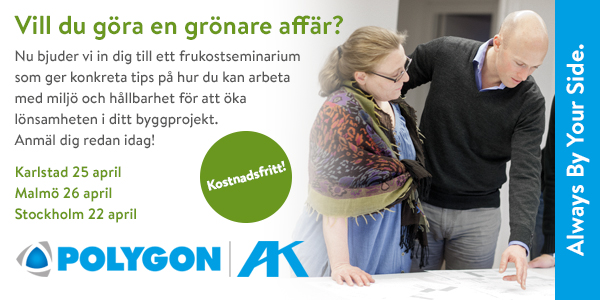 Inbjudan till seminarium om Miljö och Hållbarhet Polygon och AK-konsult