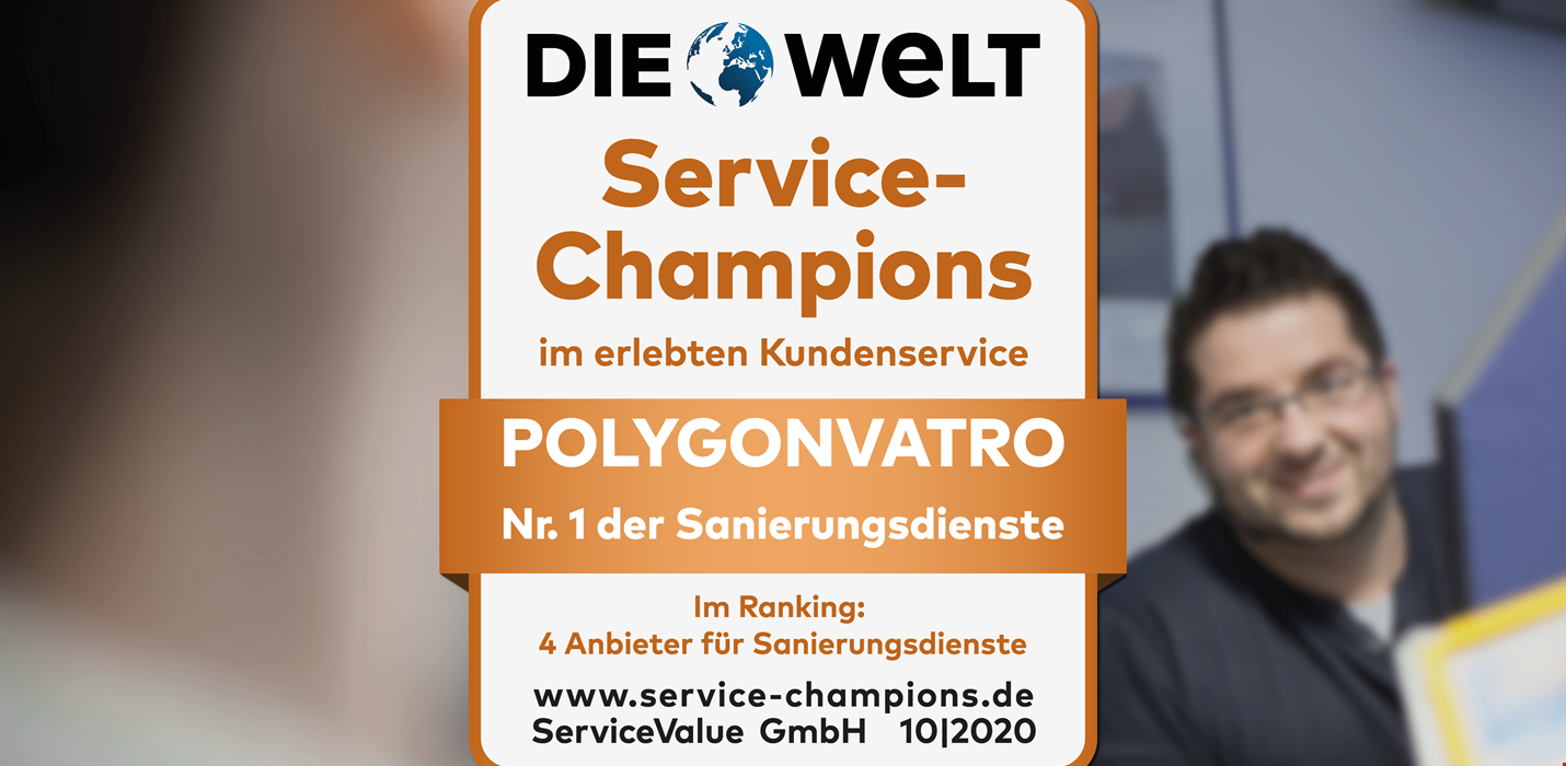 POLYGONVATRO ist Service-Champion 2020