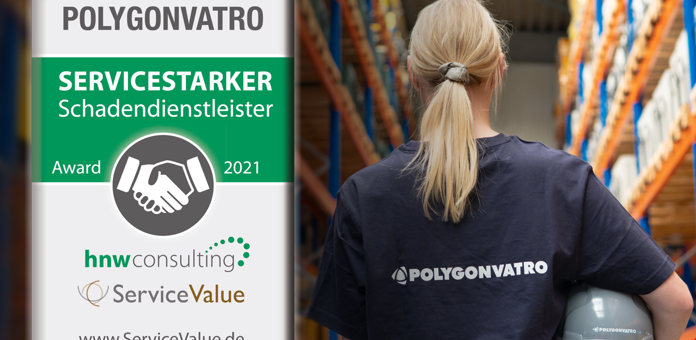 POLYGONVATRO als Servicestarker Schadendienstleister ausgezeichnet