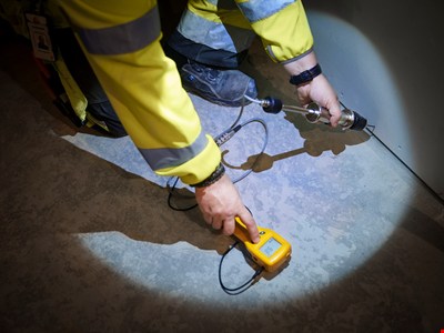 Moisture testing