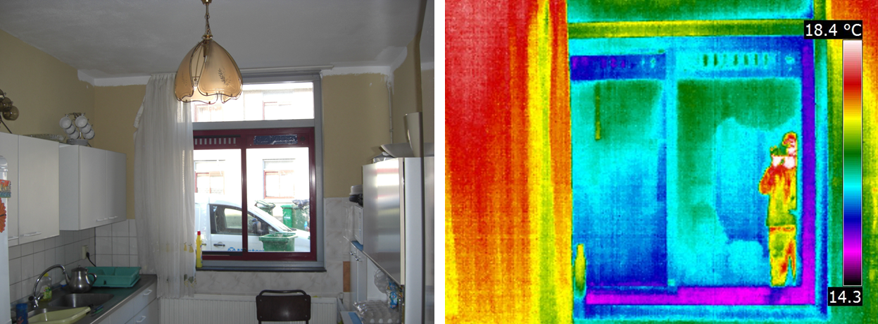 Thermografie tocht kozijnen Polygon