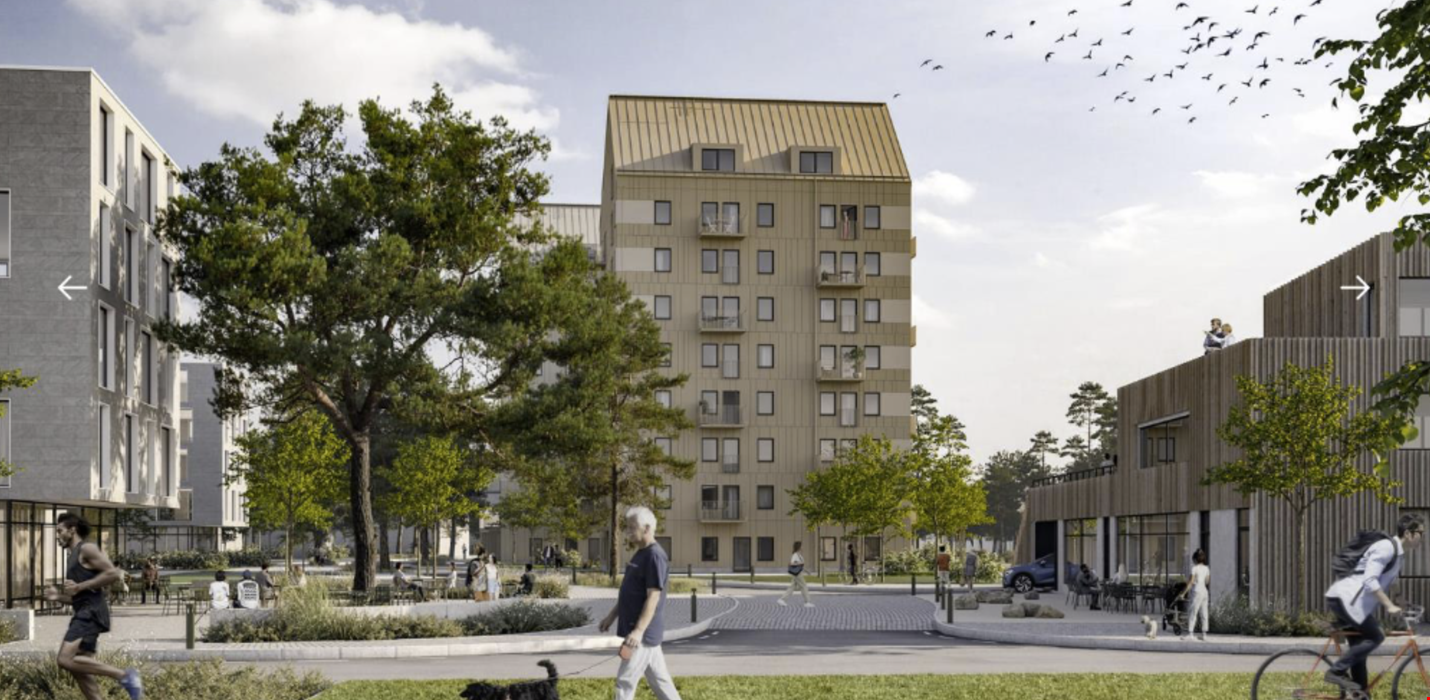 Miljö prioriteras i nybyggt bostadsområde