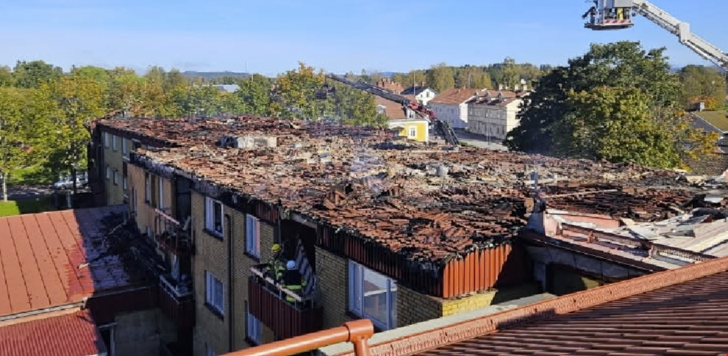 Storbrand i seniorboende